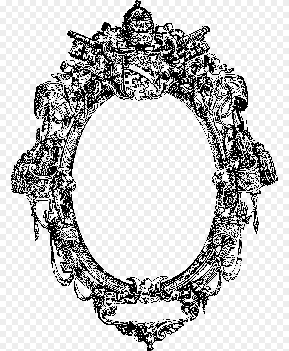 Vintage Frame Clipart, Adult, Bride, Female, Person Png Image