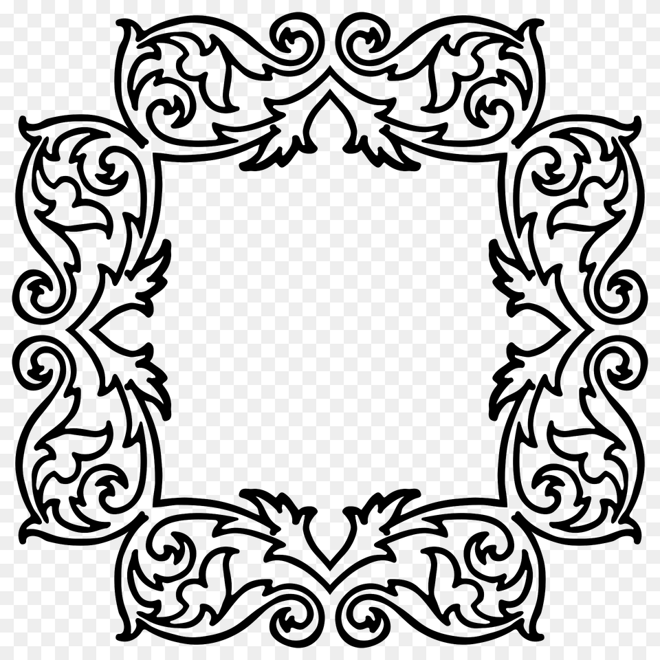 Vintage Frame Deux 7 Clipart, Art, Floral Design, Graphics, Pattern Free Png