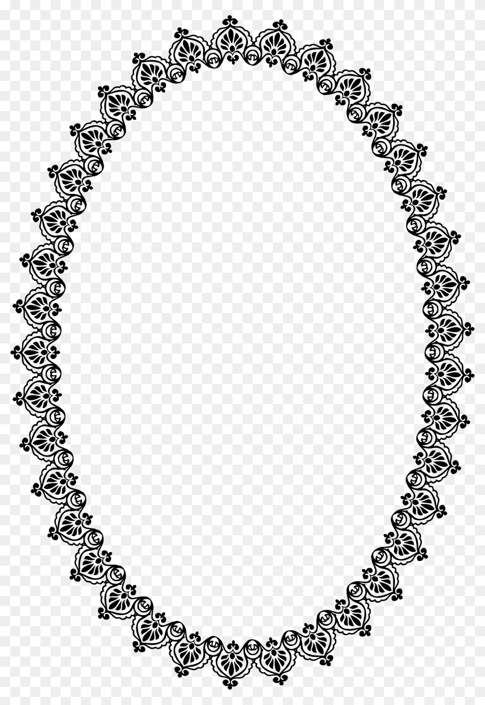 Vintage Frame Extended 24 Clipart, Oval, Accessories, Jewelry, Necklace Png