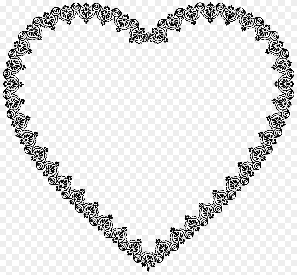 Vintage Frame Extended Heart Clipart, Accessories, Jewelry, Necklace, Pattern Free Png Download