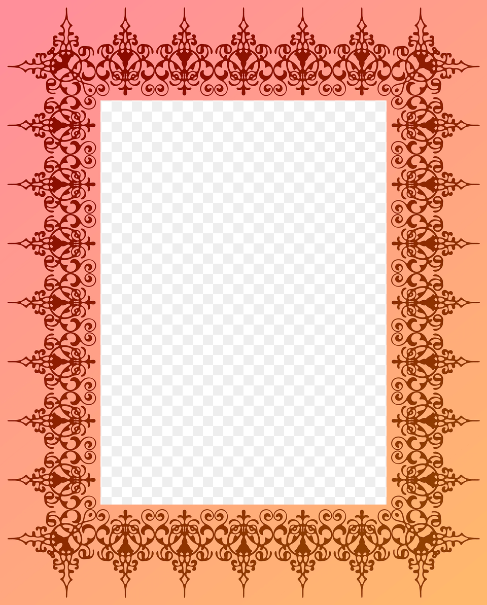 Vintage Frame17 Colour Clipart, Home Decor, Rug Png Image