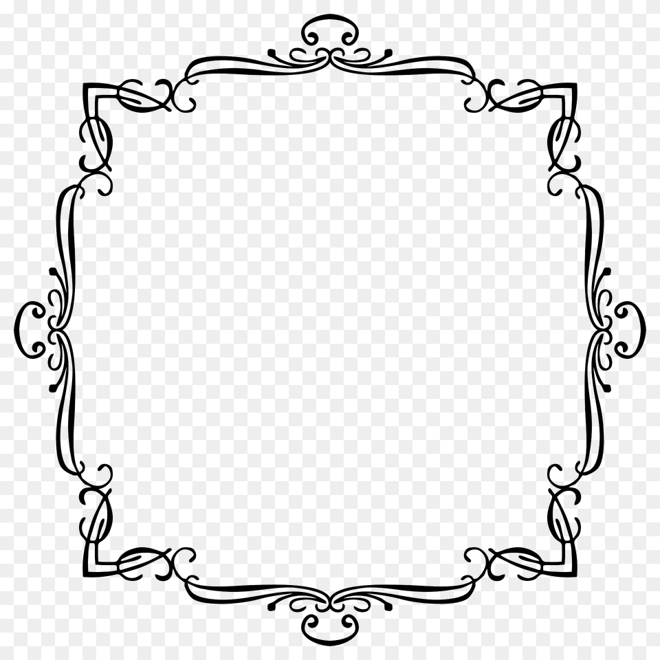 Vintage French Frame 10 Clipart Png