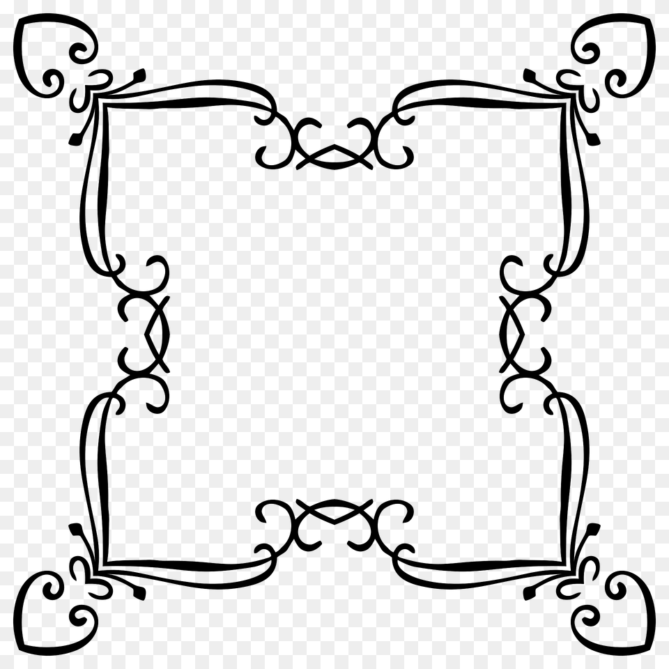 Vintage French Frame 2 Clipart, Art, Floral Design, Graphics, Pattern Free Transparent Png