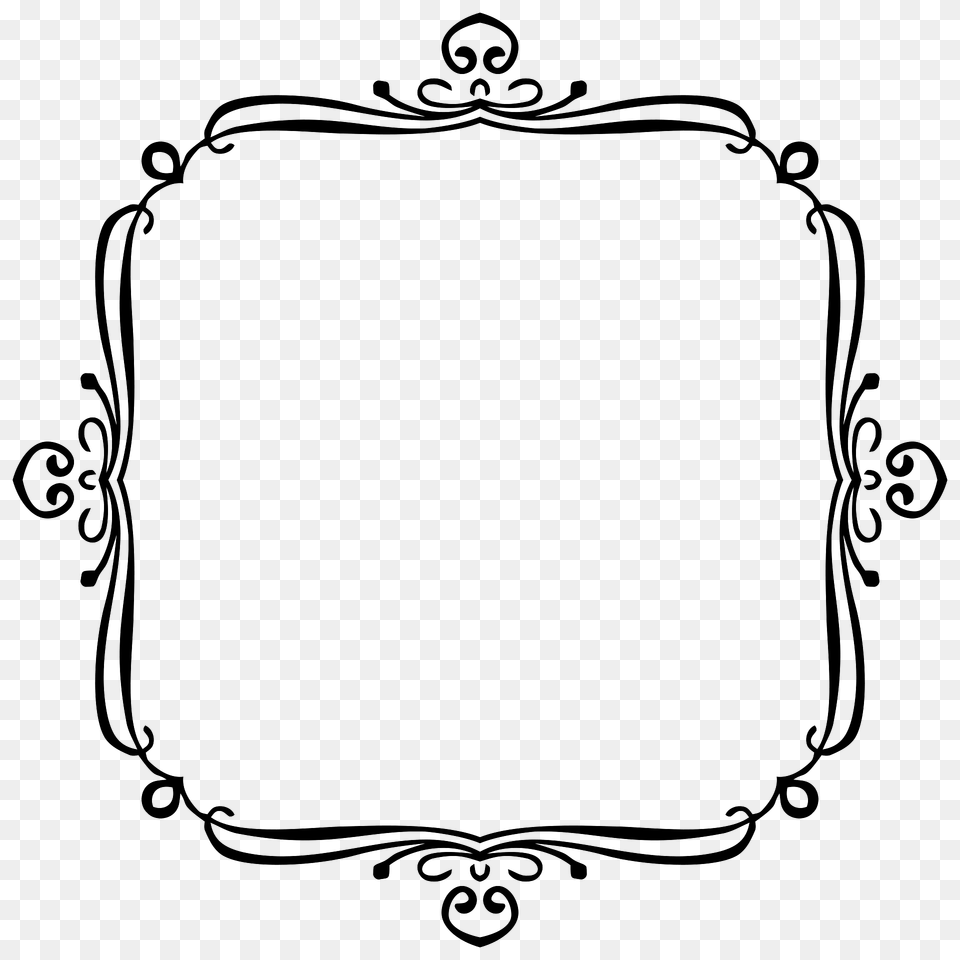 Vintage French Frame 3 Clipart, Accessories, Jewelry, Necklace Png Image