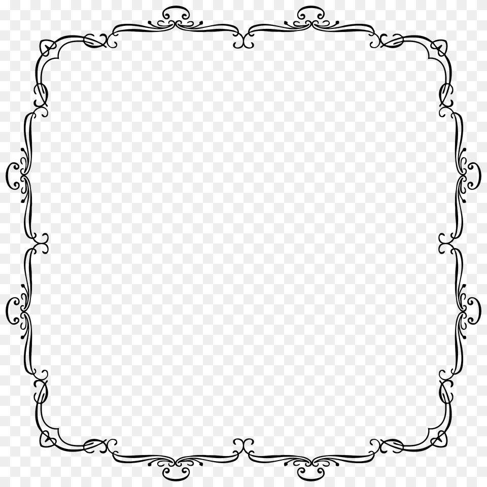 Vintage French Frame 9 Clipart, Home Decor Free Png