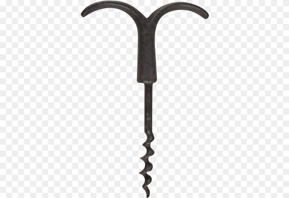 Vintage French Iron Corkscrew Vintage Corkscrew Transparent, Device, Electronics, Hardware Free Png