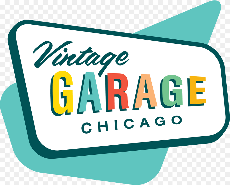 Vintage Garage Chicago Mid Century, Text, Vehicle, Transportation, License Plate Png