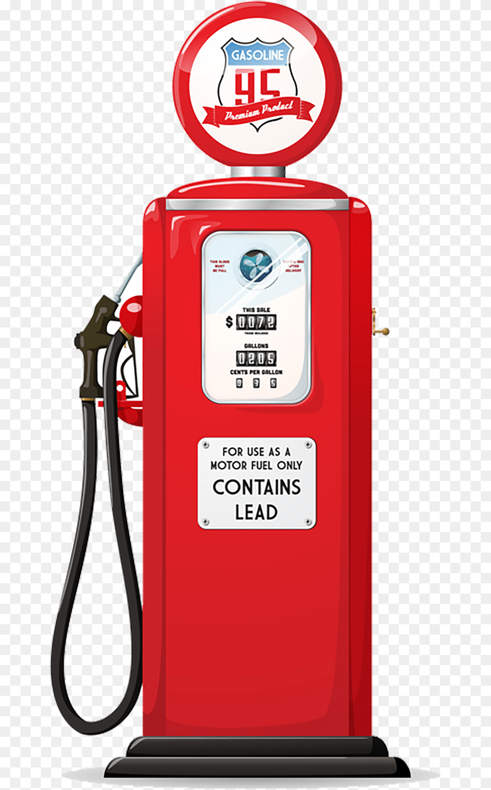 Vintage Gas Pump Clip Art, Gas Pump, Machine Free Png