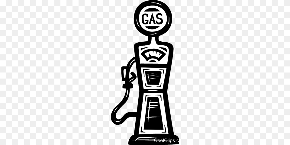 Vintage Gas Pump Royalty Vector Clip Art Illustration, Gas Pump, Machine Png Image