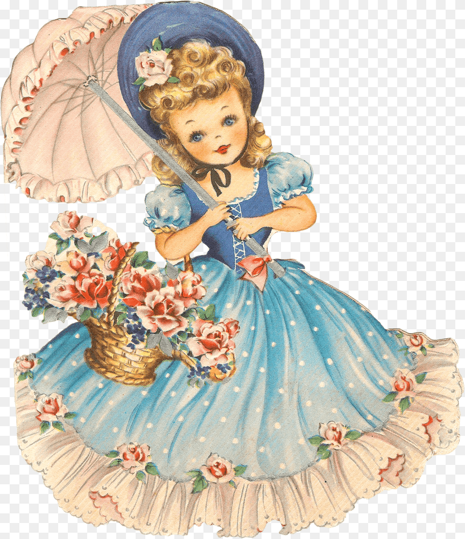 Vintage Girl Doll Birthday Images For Cute Girl, Baby, Clothing, Hat, Person Png