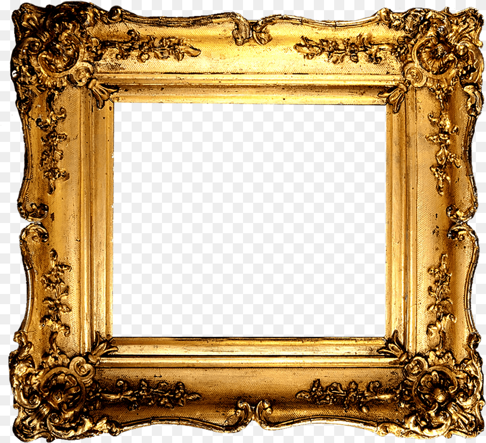 Vintage Gold Frame, Photography Free Png