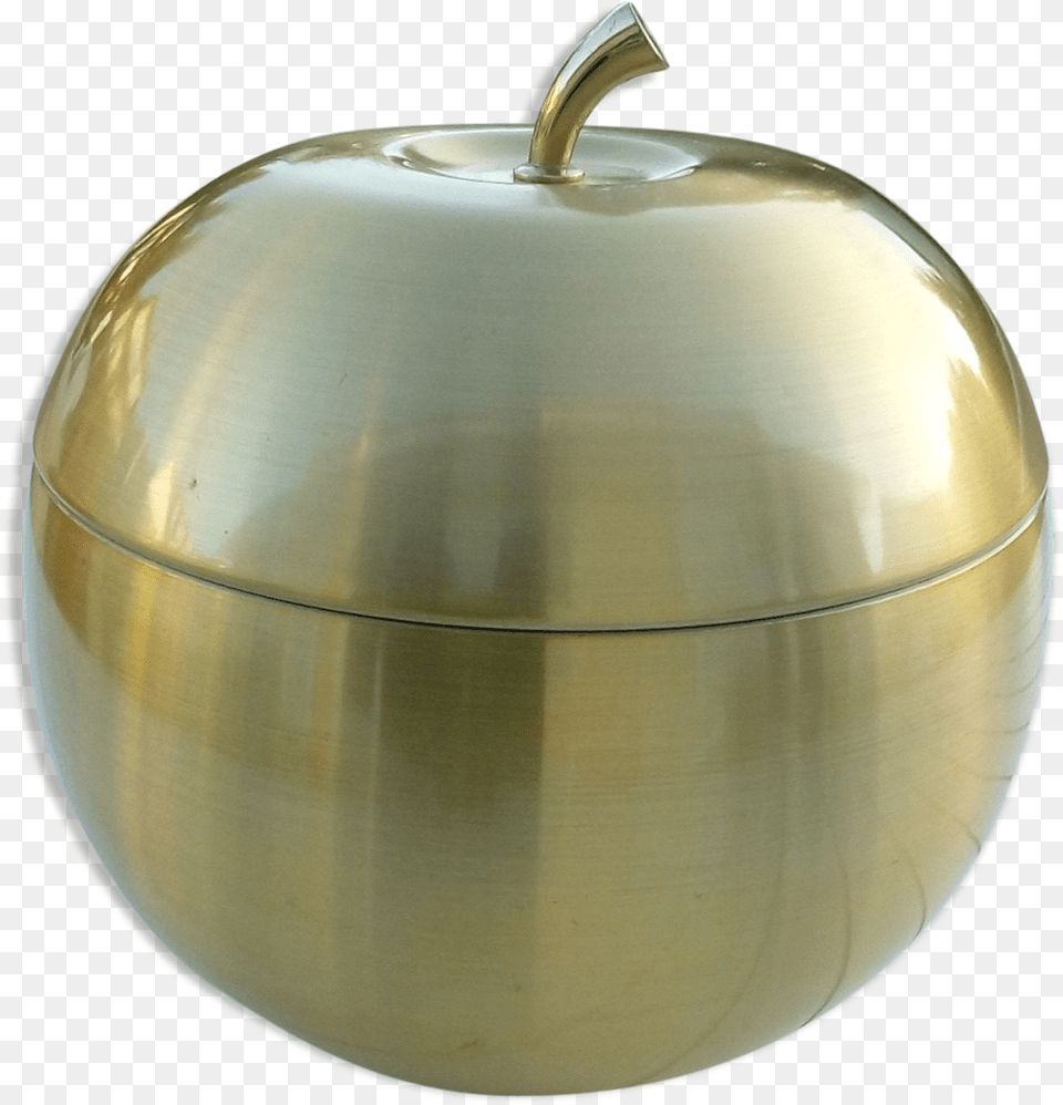 Vintage Golden Apple Ice Bucket Selency Apple, Jar, Pottery, Bowl Png Image