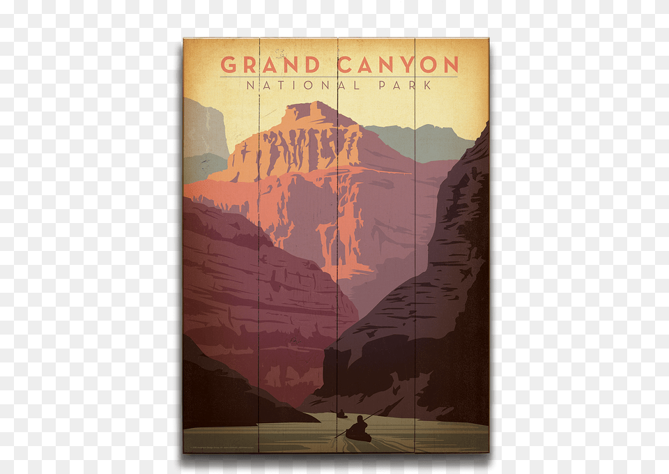 Vintage Grand Canyon National Park Poster, Book, Publication, Outdoors, Nature Png Image