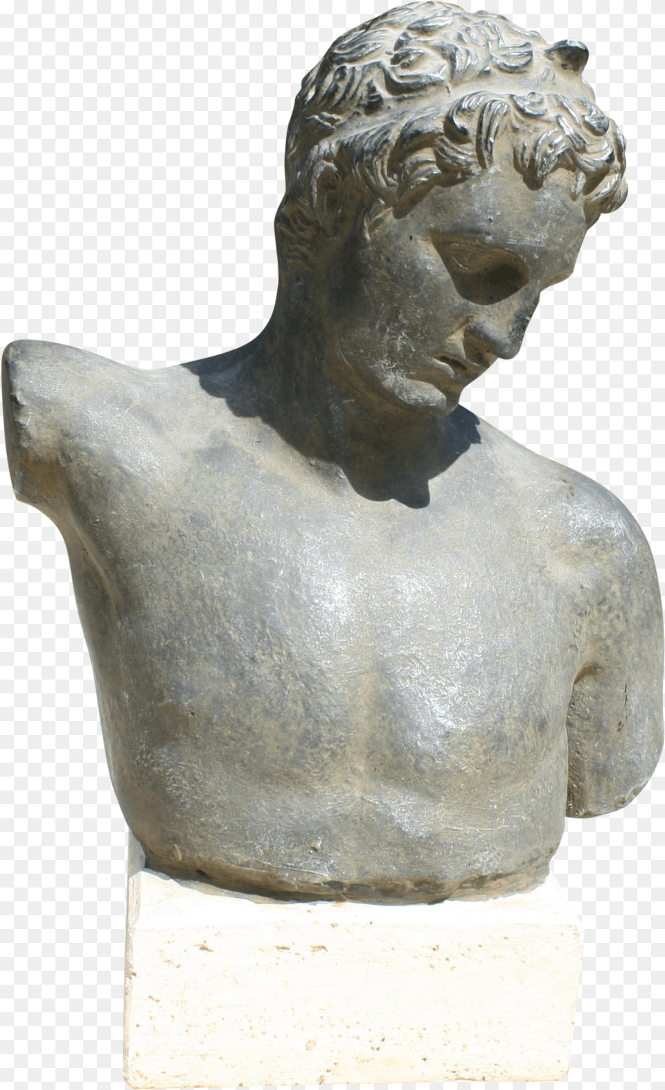 Vintage Greek Male Bust Greek Sculpture, Archaeology, Adult, Figurine, Man Free Transparent Png