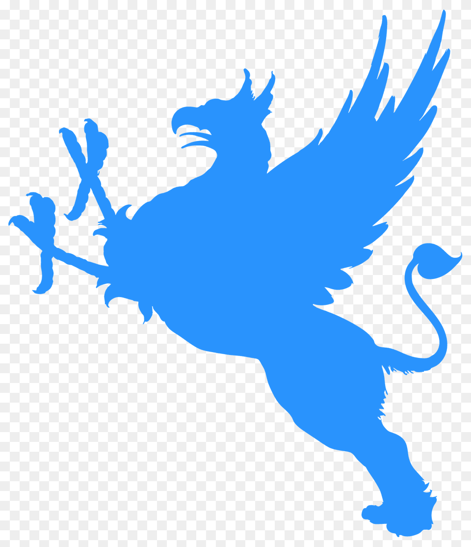 Vintage Griffin Silhouette, Animal, Fish, Sea Life, Shark Free Transparent Png