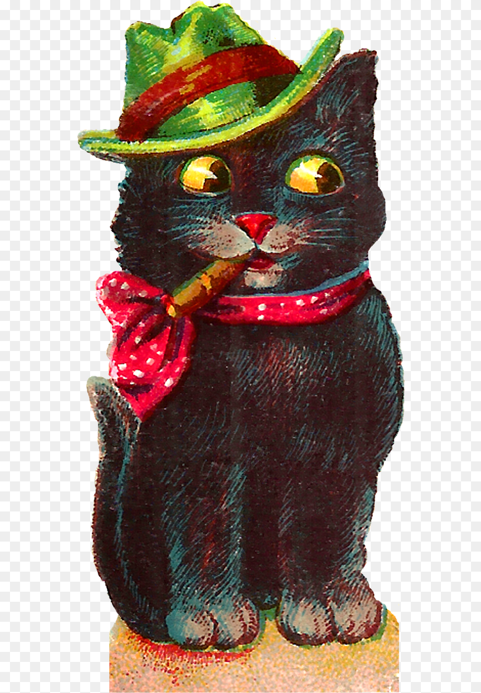 Vintage Halloween Black Cat Images Costumes, Animal, Mammal, Pet, Toy Free Transparent Png