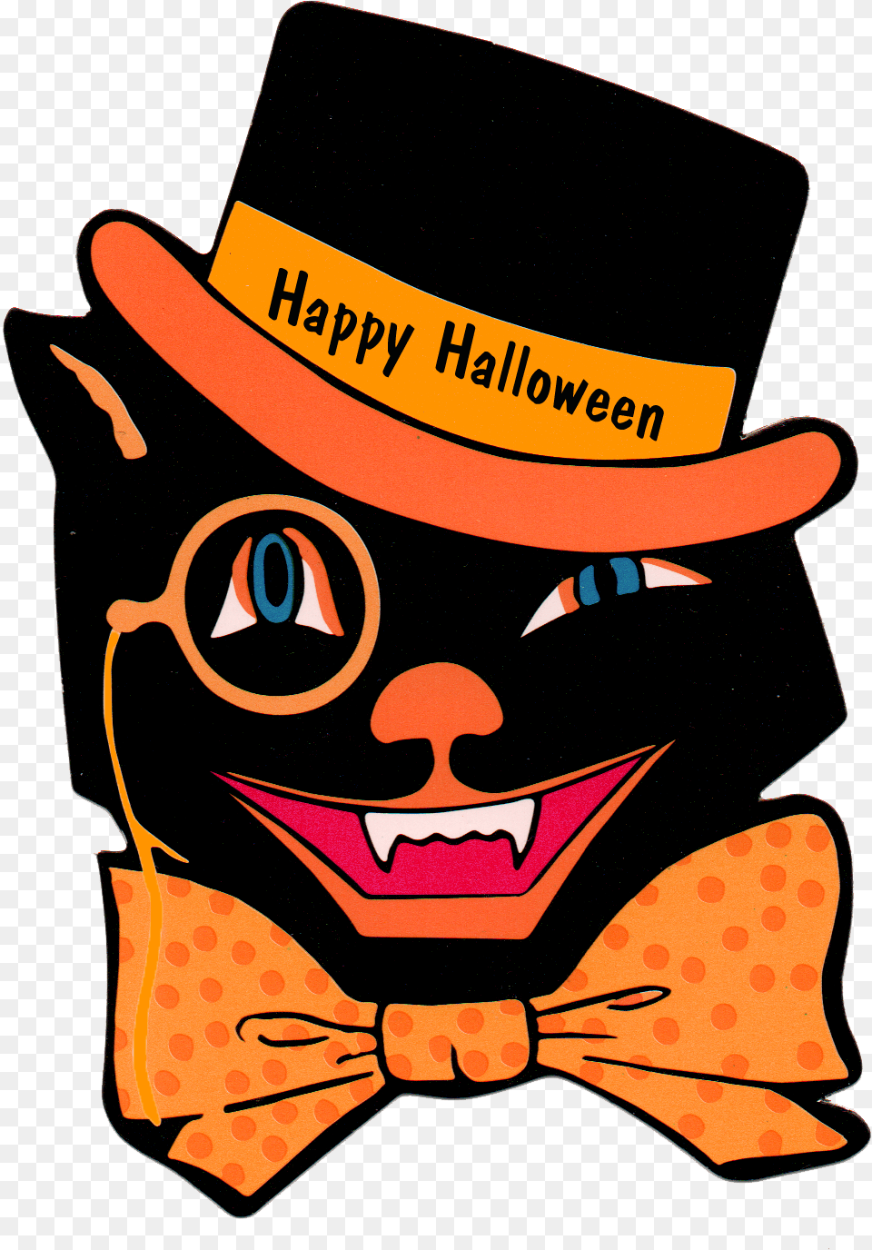 Vintage Halloween Clip Art For Accessories, Clothing, Formal Wear, Hat Free Png