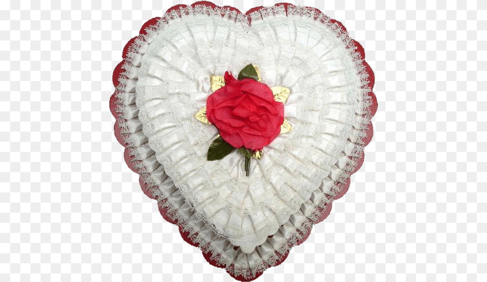 Vintage Heart Shaped Candy Box Vintage Laced Hearts Portable Network Graphics, Flower, Plant, Rose Png