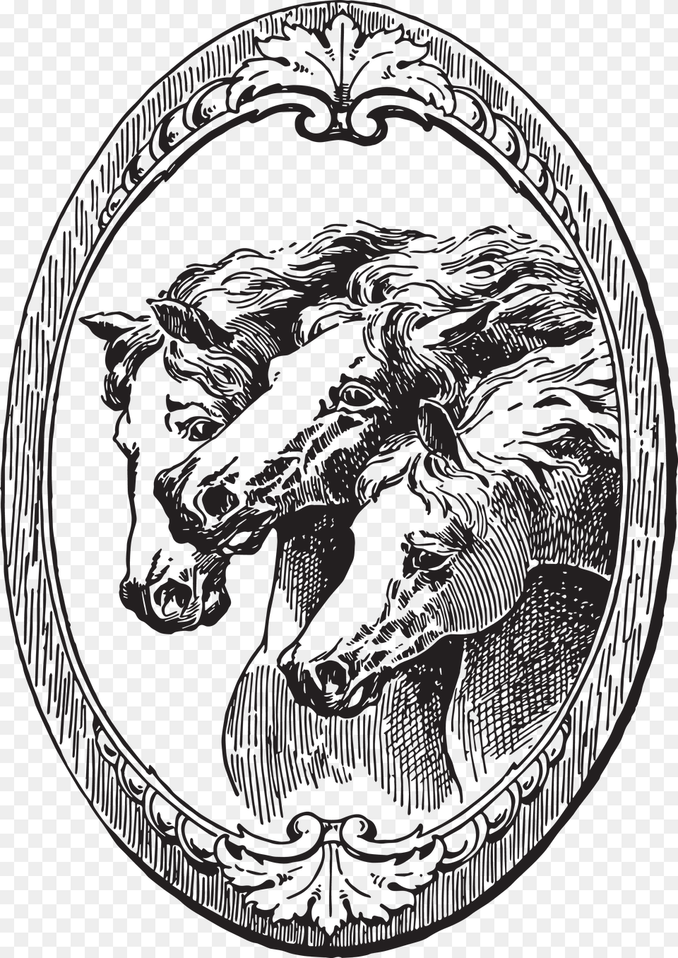 Vintage Horse Illustration, Home Decor, Emblem, Symbol, Person Png Image