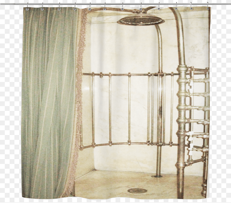 Vintage Indoor Bathroom Designed Shower Curtain Window Covering, Indoors, Room Free Png