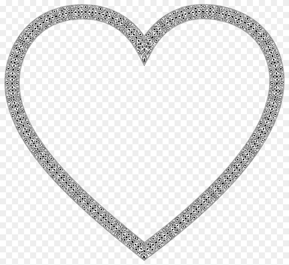 Vintage Intertwined Heart Clipart, Accessories, Jewelry, Necklace Free Transparent Png