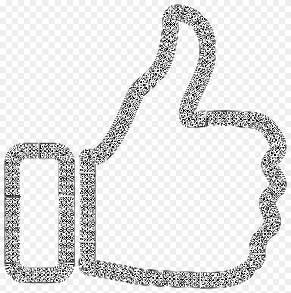 Vintage Intertwined Thumbs Up Clipart, Accessories, Bag, Handbag Free Png