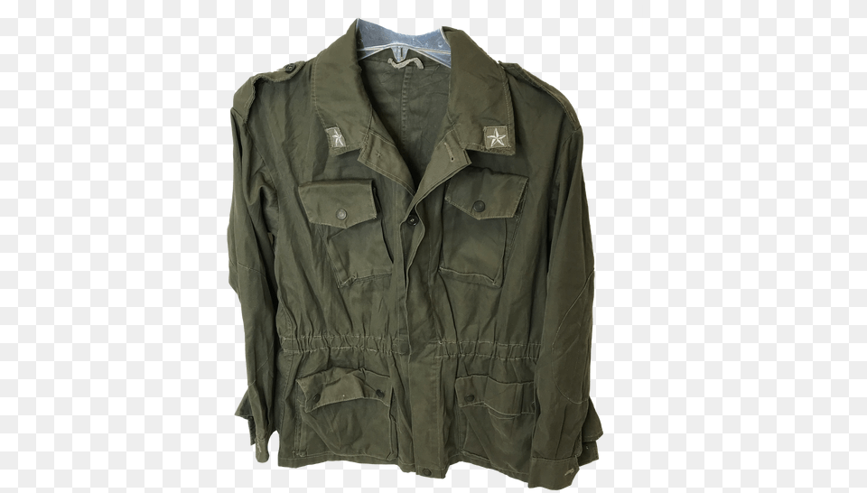 Vintage Italian Army Field Jacket Pocket, Clothing, Coat, Vest Free Png Download