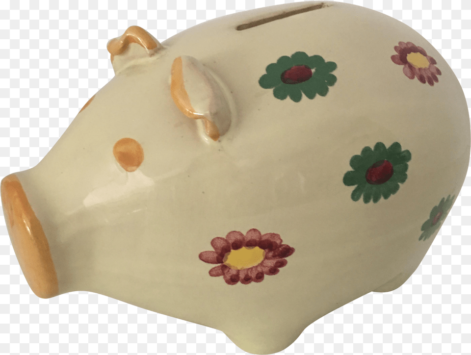 Vintage Italian Piggy Bank Ceramic, Plate, Piggy Bank Free Png
