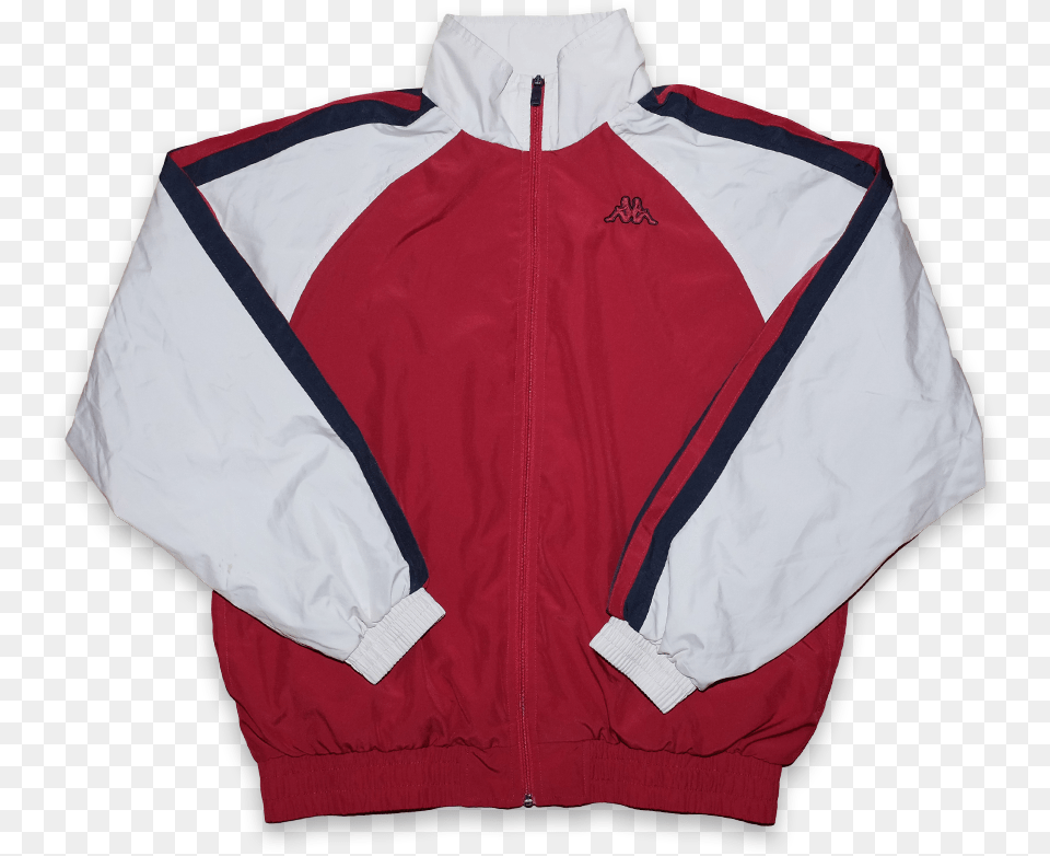 Vintage Kappa Track Jacket Medium Sweater, Clothing, Coat, Knitwear, Sweatshirt Png Image