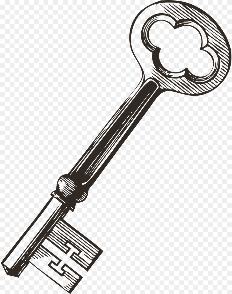 Vintage Key, Blade, Razor, Weapon Png