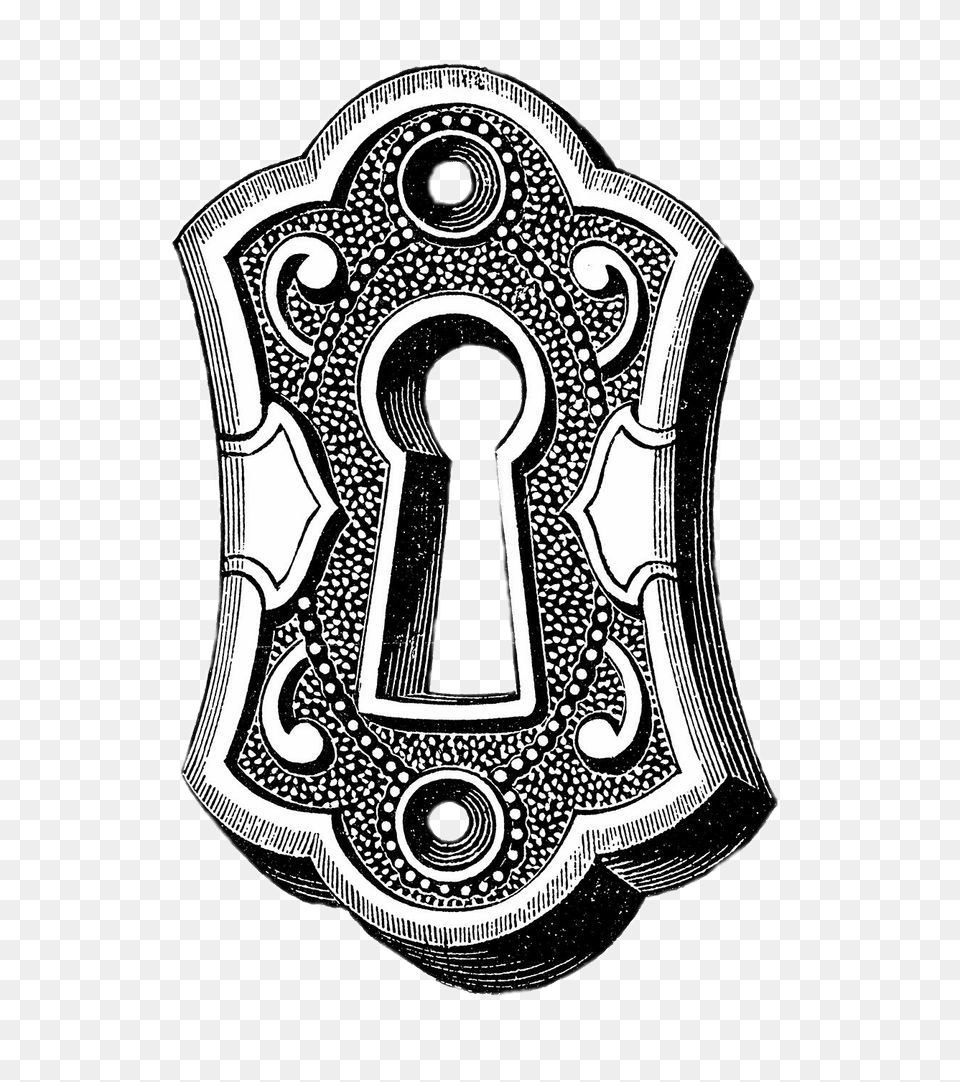 Vintage Keyhole Drawing Free Transparent Png