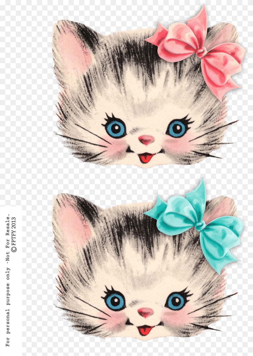 Vintage Kitten Clipart, Alcohol, Animal, Beer, Beverage Free Png Download