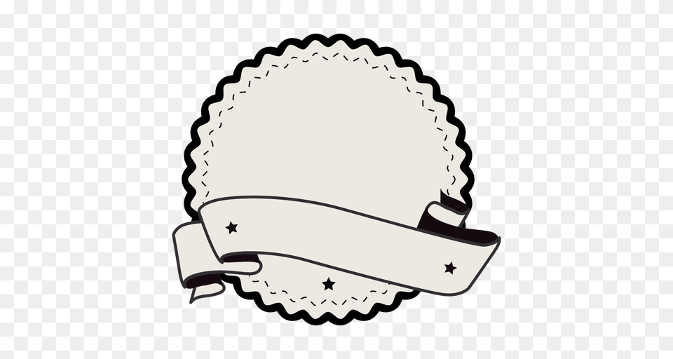 Vintage Label Badge Ribbon With Two Stars, Clothing, Hat, Cap, Helmet Png