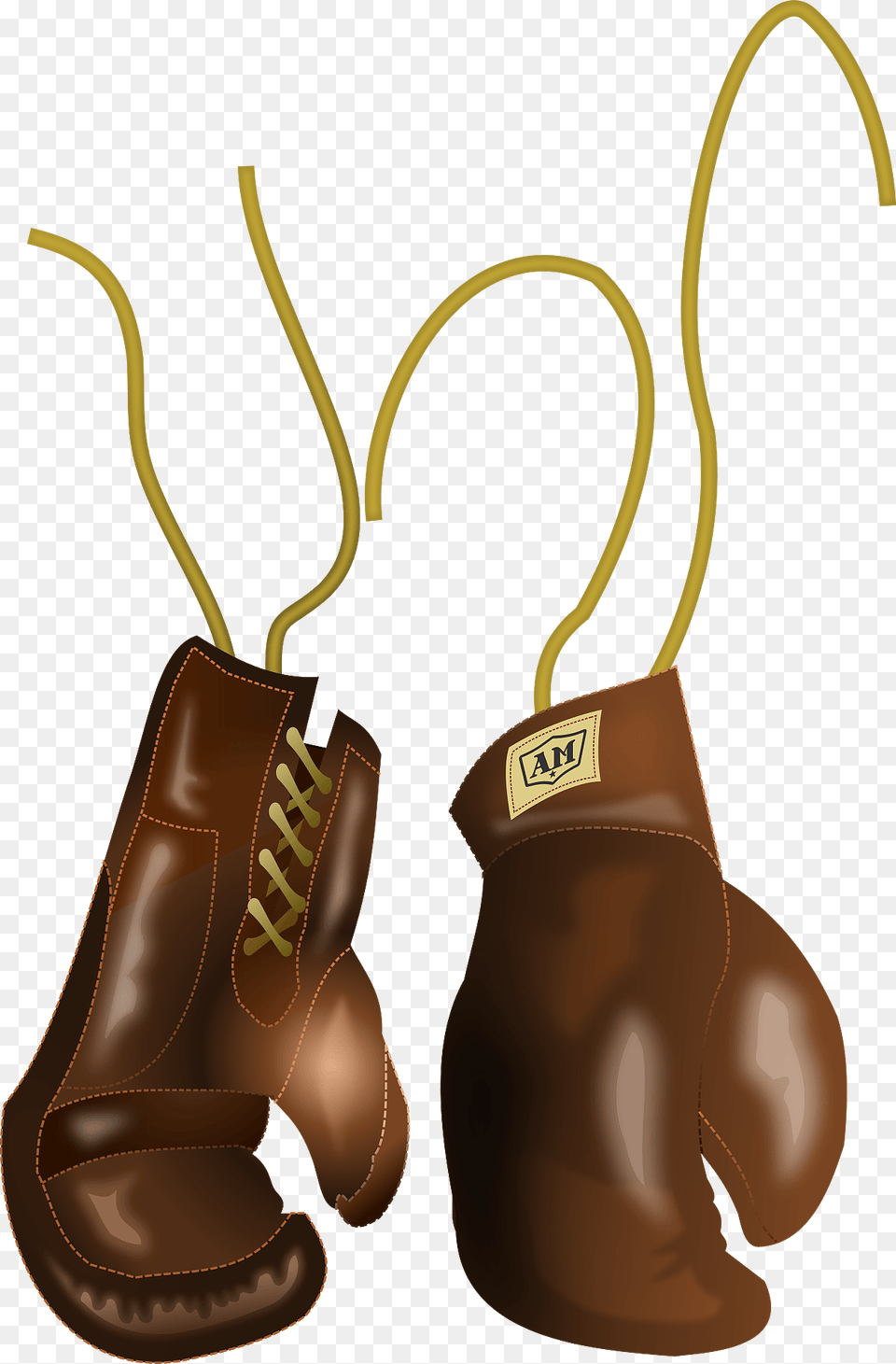 Vintage Leather Boxing Gloves Clipart, Clothing, Glove, Smoke Pipe Png Image