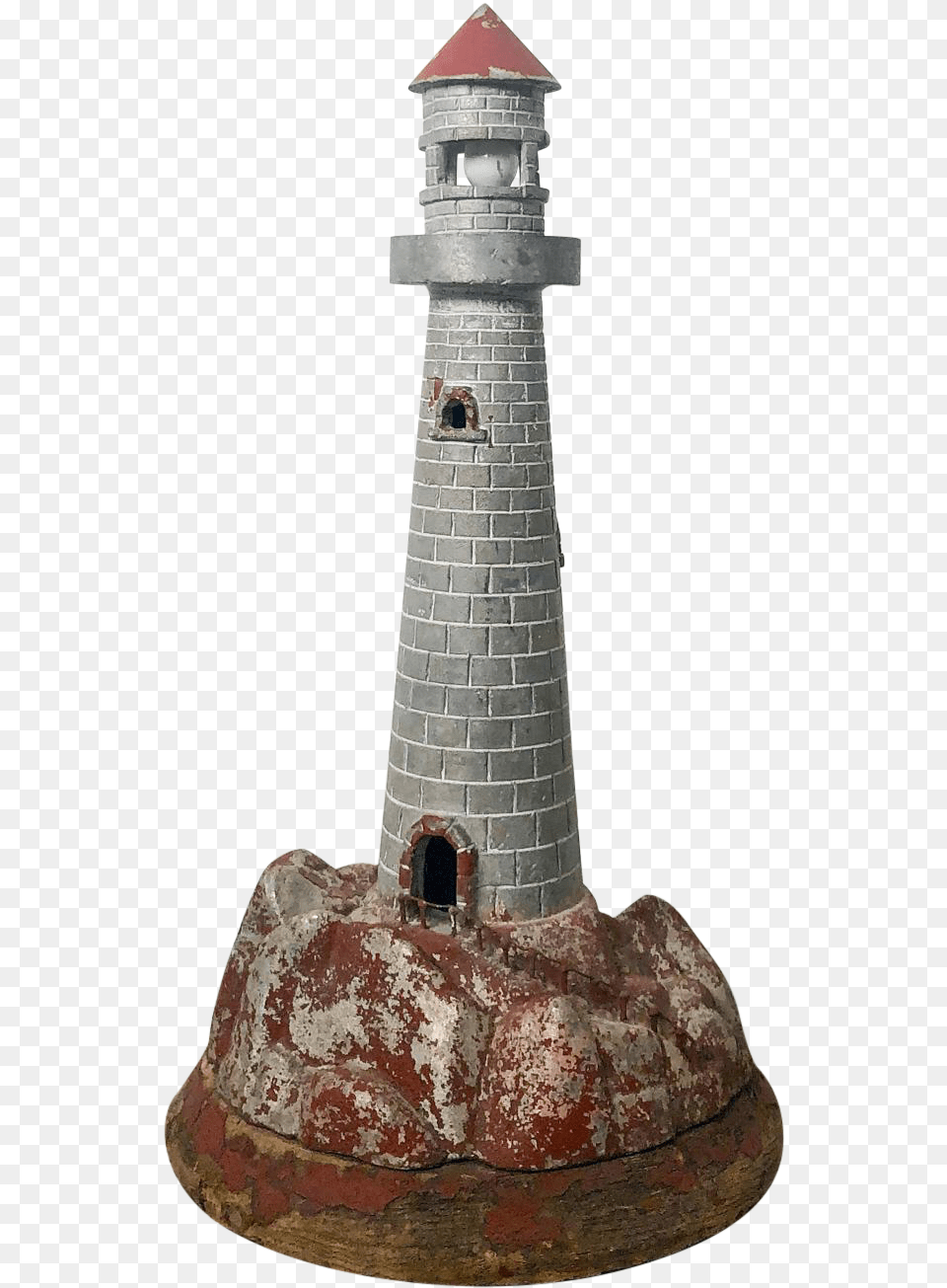 Vintage Lighthouse Sculpture Lighthouse, Architecture, Beacon, Building, Tower Free Png Download
