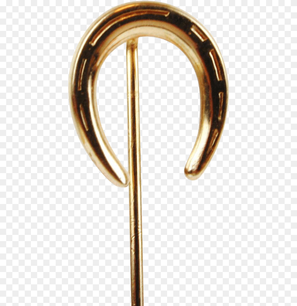 Vintage Lucky Horseshoe Stick Pin 14k Gold From Vintage, Electronics, Hardware Free Png