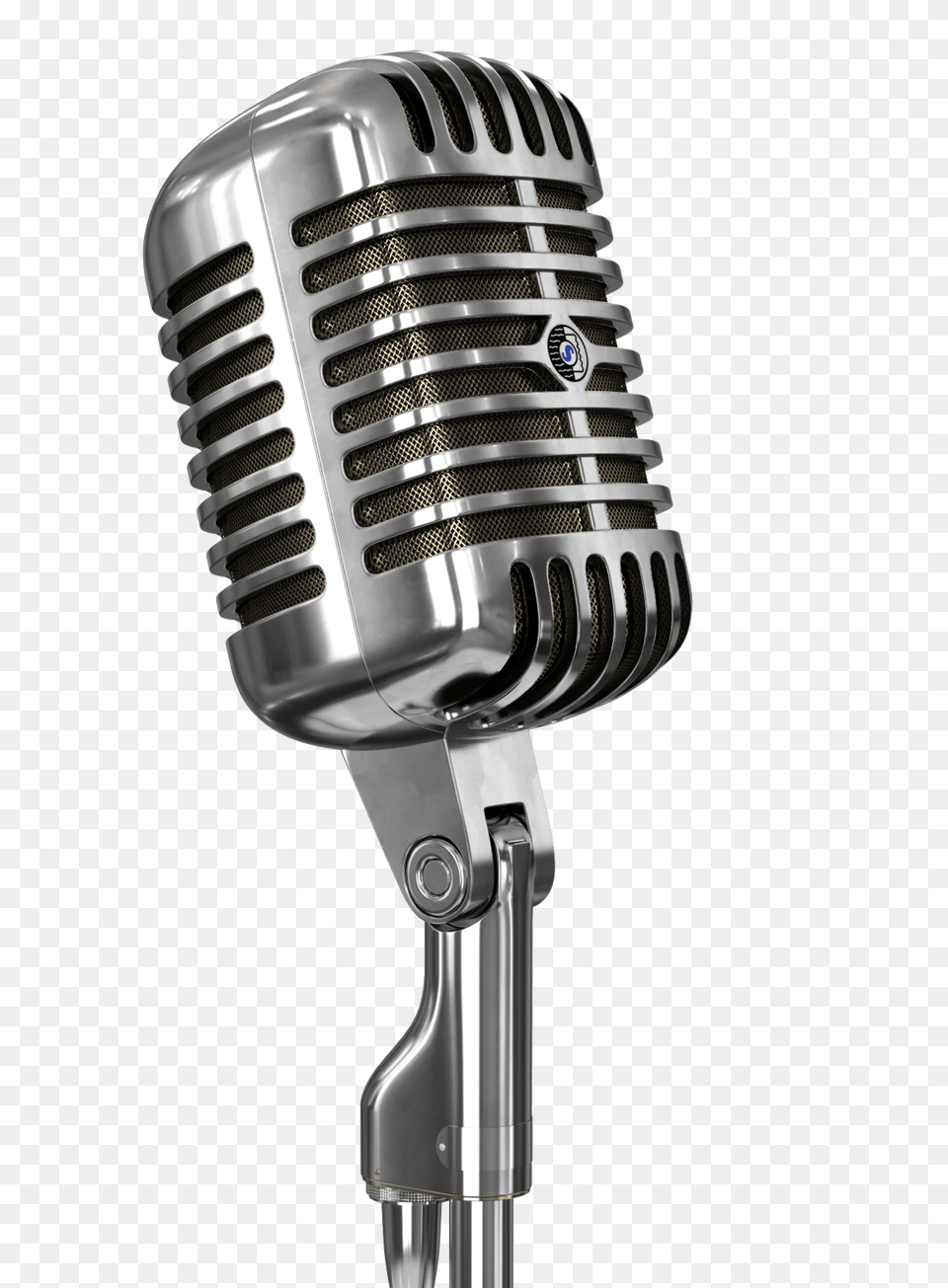 Vintage Microphone And Stand, Electrical Device, Appliance, Blow Dryer, Device Free Png Download