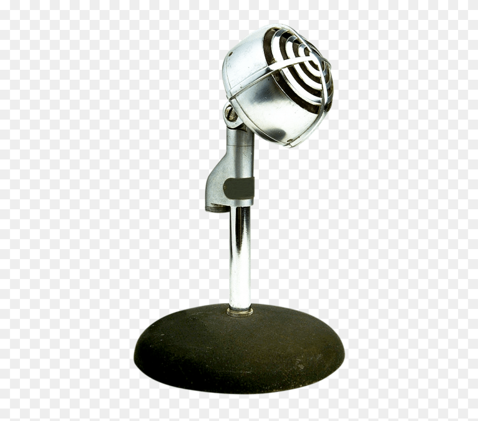 Vintage Microphone Transparent Electrical Device, Lighting, Smoke Pipe Png Image