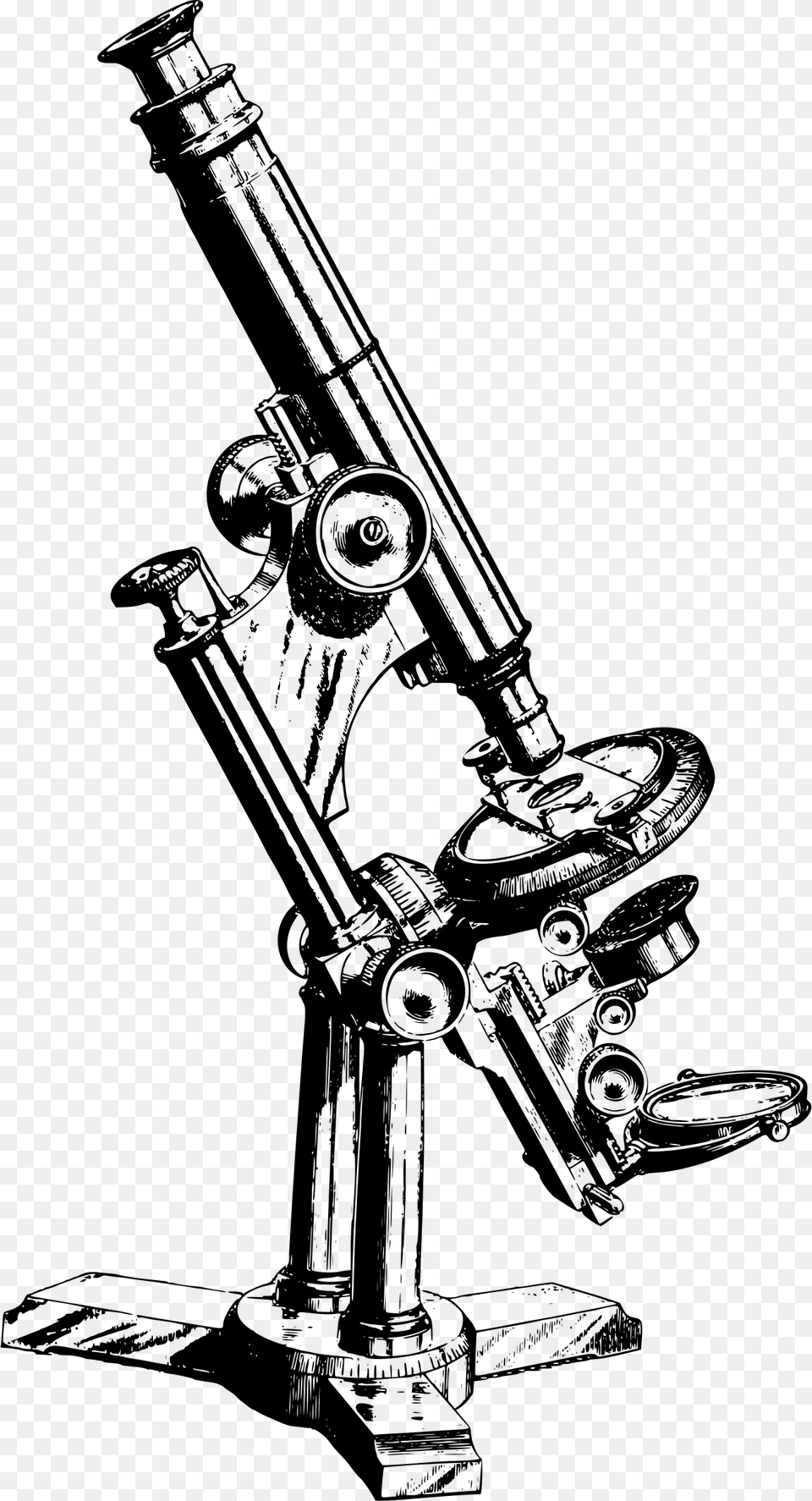 Vintage Microscope, Device, Grass, Lawn, Lawn Mower Free Png