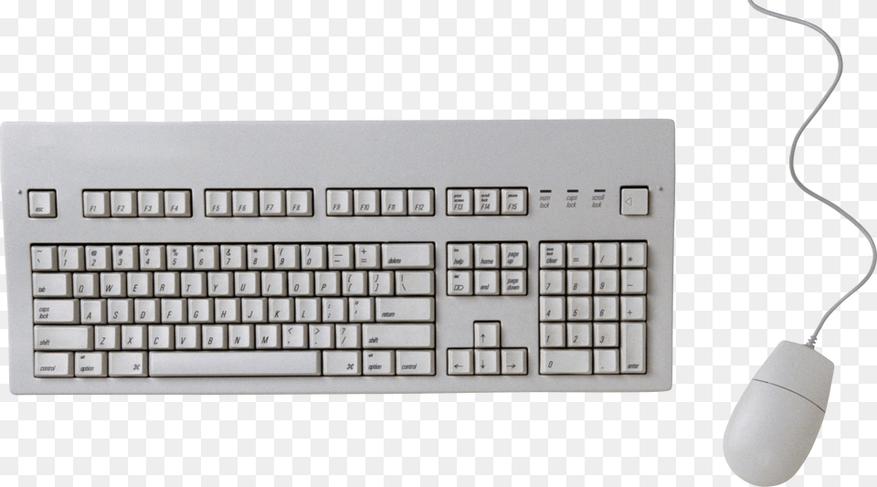 Vintage Mouse Keyboard, Computer, Computer Hardware, Computer Keyboard, Electronics Png Image