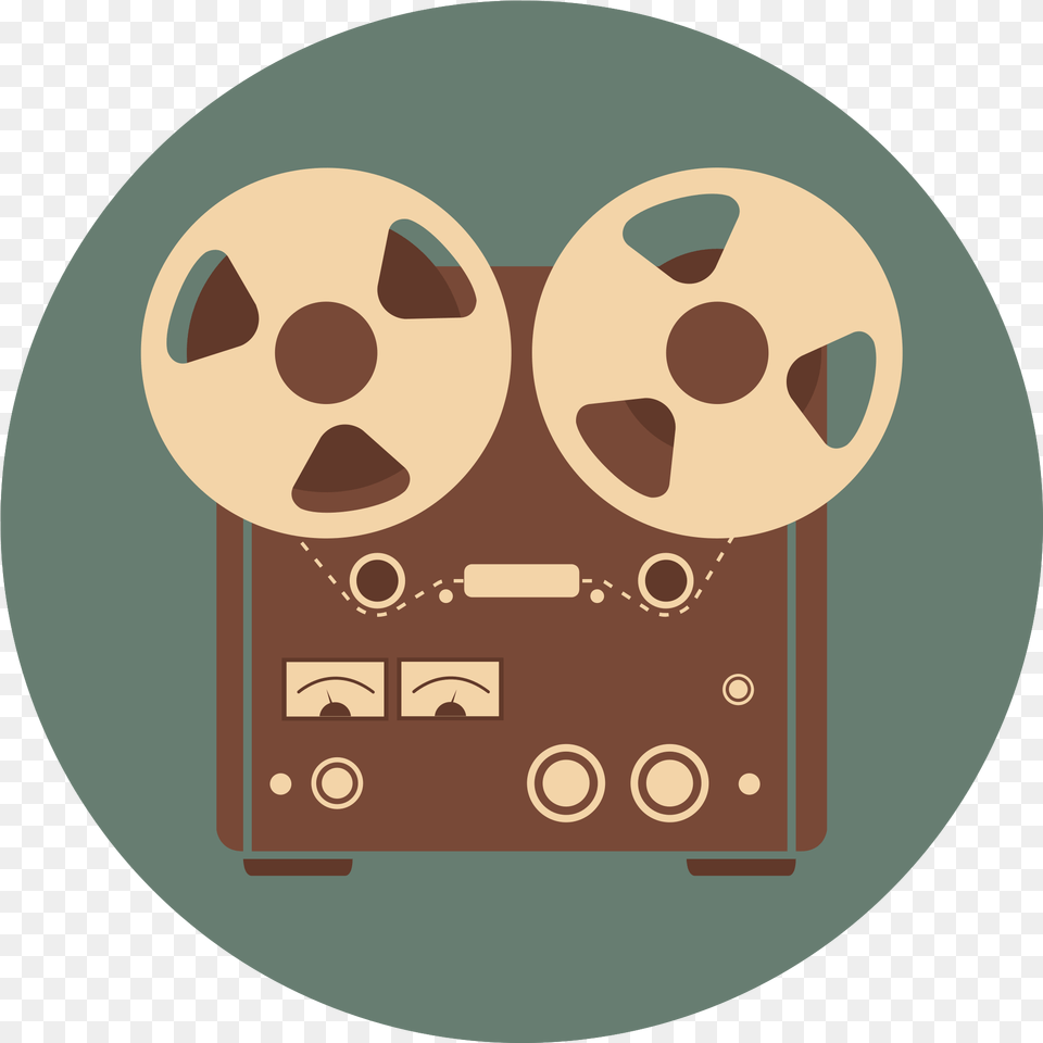 Vintage Music Instrument Icon Recording Language, Reel, Disk Png