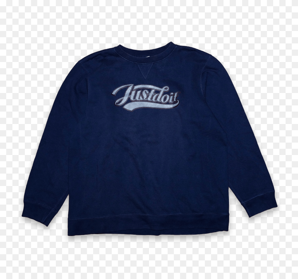 Vintage Nike Just Do It Sweatshirt Large Double Double Vintage, Clothing, Long Sleeve, Sleeve, Knitwear Png