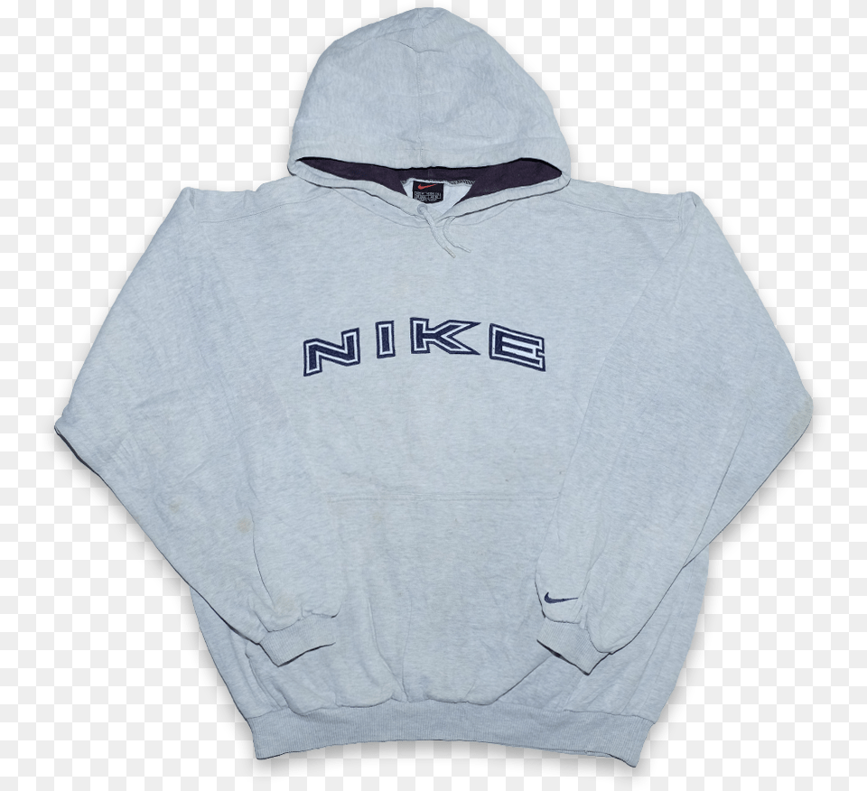 Vintage Nike Logo Hoody Medium Hoodie, Clothing, Knitwear, Sweater, Sweatshirt Free Transparent Png