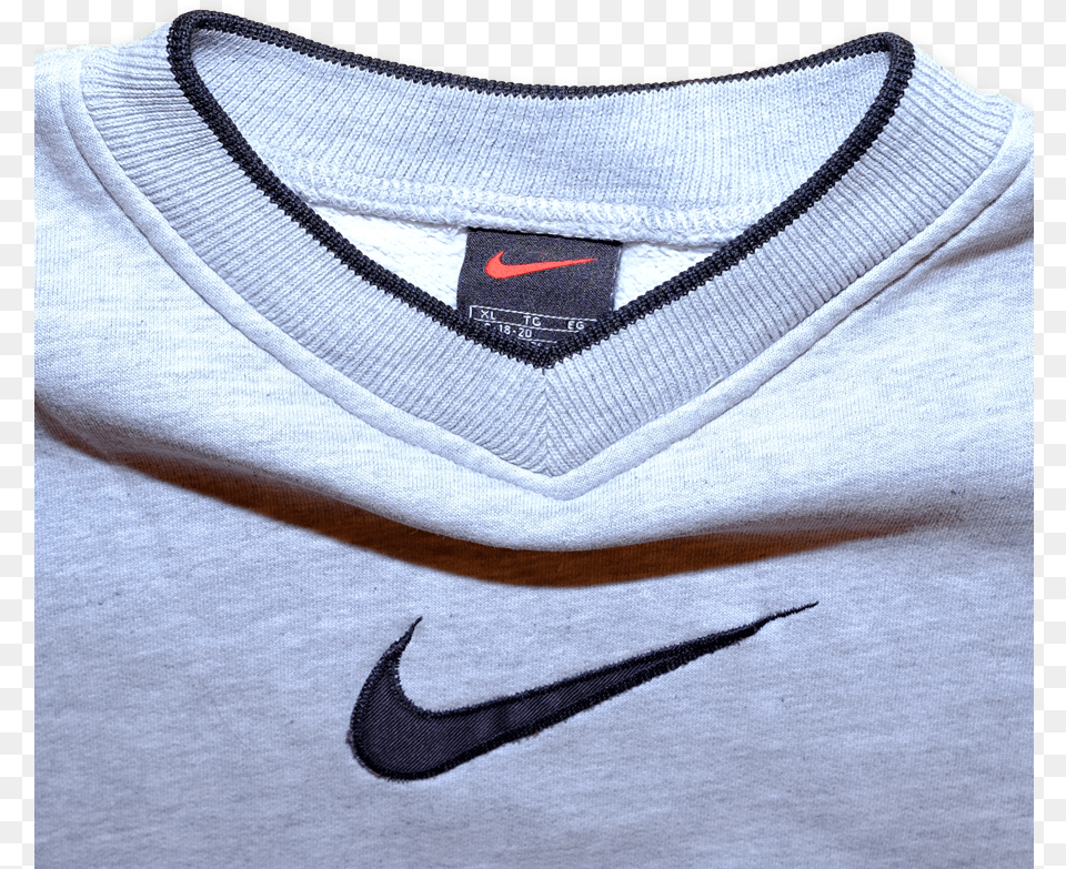 Vintage Nike Swoosh Logo Sweatshirt Xsmall Small Sneakers, Clothing, T-shirt, Shirt, Knitwear Png Image