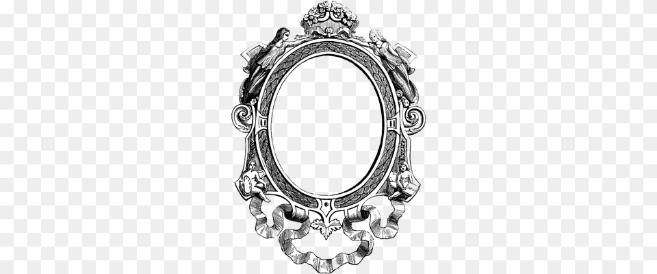 Vintage Ornate Frame Transparent, Mirror, Baby, Person, Photography Png Image