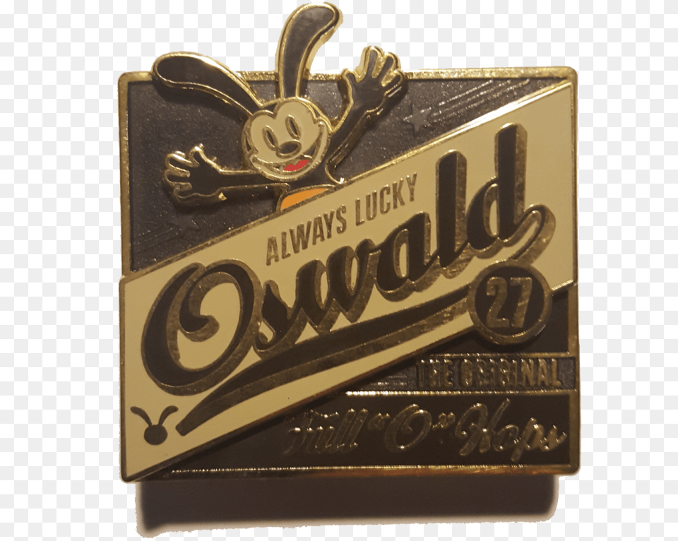 Vintage Oswald The Lucky Rabbit Label, Badge, Logo, Symbol, Accessories Free Png Download