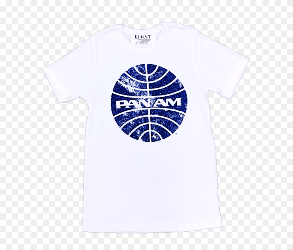 Vintage Pan Am Globe Logo T New Pan Am Logo, Clothing, T-shirt, Shirt Free Png Download