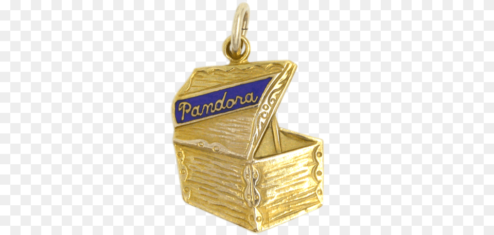Vintage Pandora39s Box Charm Locket, Gold, Treasure, Accessories, Jewelry Free Png