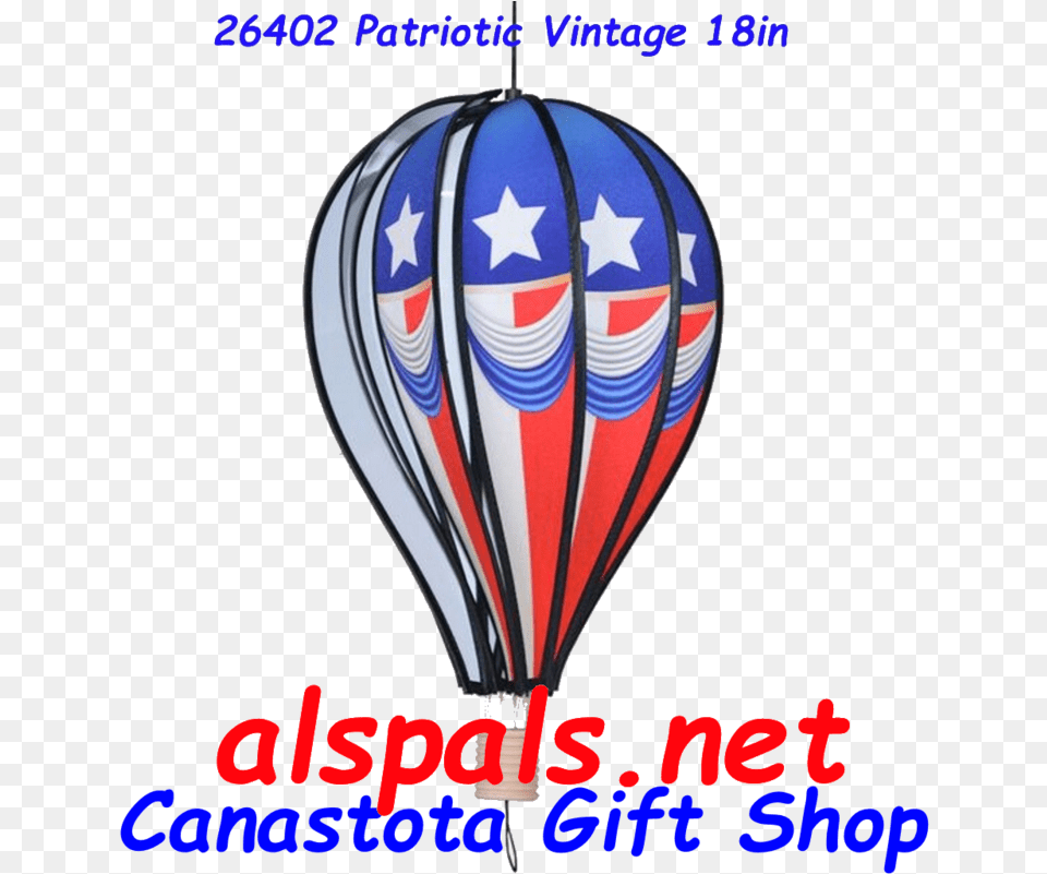 Vintage Patriotic Hot Air Balloon Upc Hot Air Balloon, Aircraft, Hot Air Balloon, Transportation, Vehicle Png