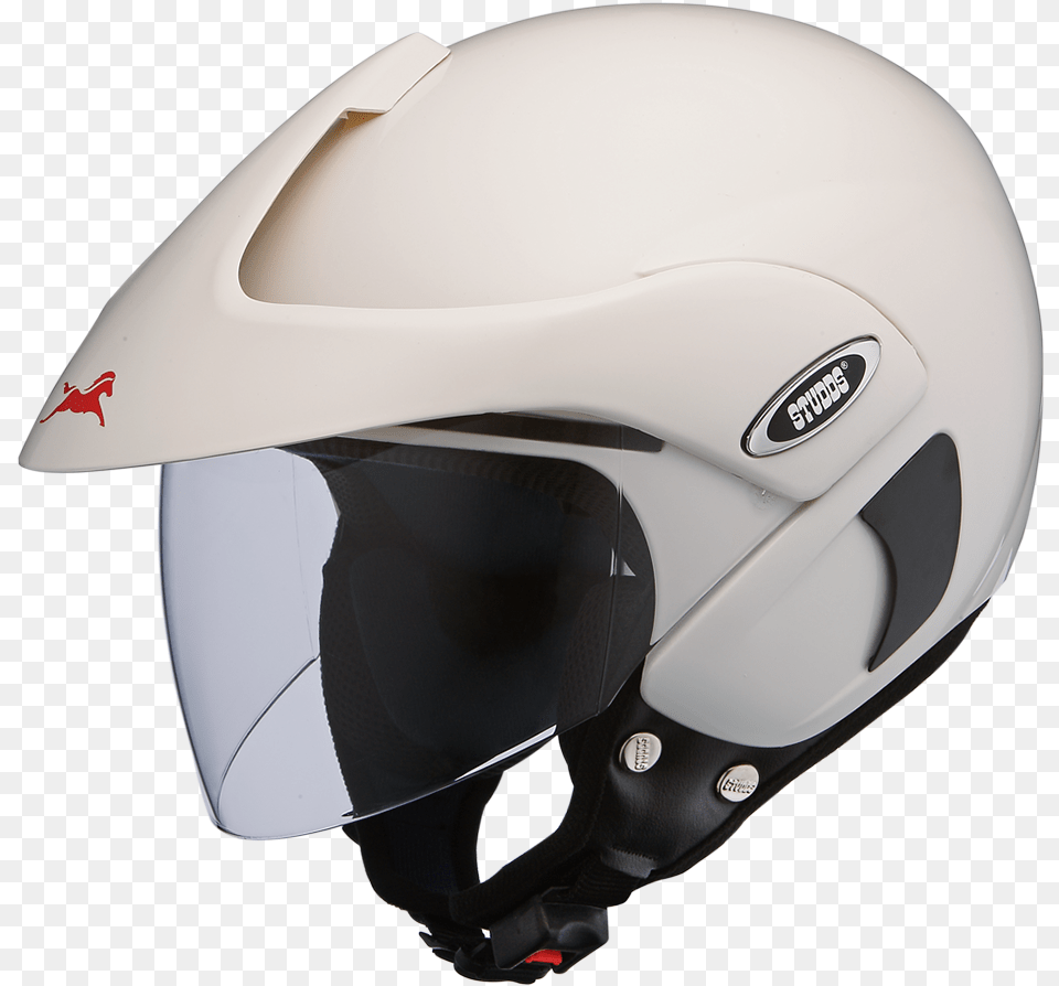 Vintage Peak White Tvs Jupiter Classic Helmet, Crash Helmet, Clothing, Hardhat Free Png Download